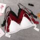 Bralette French Pitted Style Women Bra Lace 2PCS Girls Tri