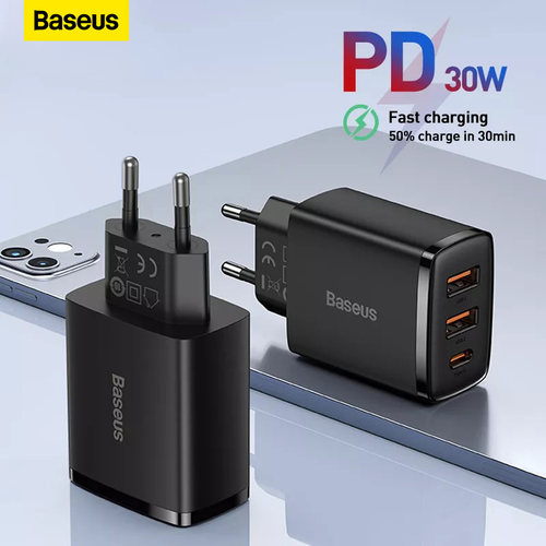 Baseus 30W USB Type C Charger Phone Charger PD Quick Charge