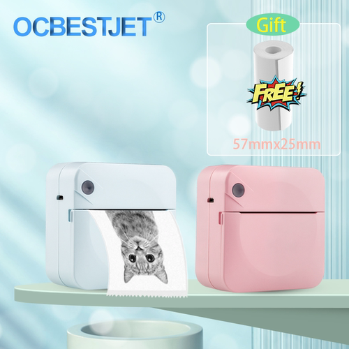 Pocket Thermal Label Portable Printer Wireless Bluetooth Co
