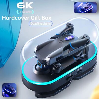 New  Drone V20 6K 4K HD Camera RC Helicopter Quadrocopter On