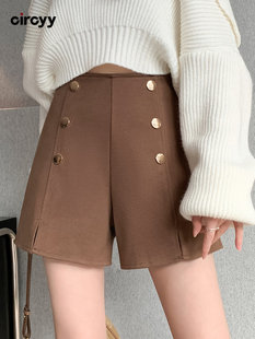 Circyy  Skirt Women French Fashion High Waist A Line Slit Cu