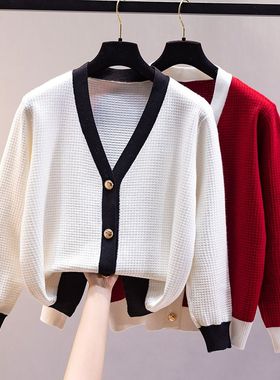 Korean Women All-match Knitted Button Cardigans Sweater Autu
