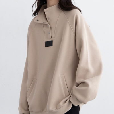 Deeptown Harajuku Hoodie Women's Sweatshirt Preppy Style Ove