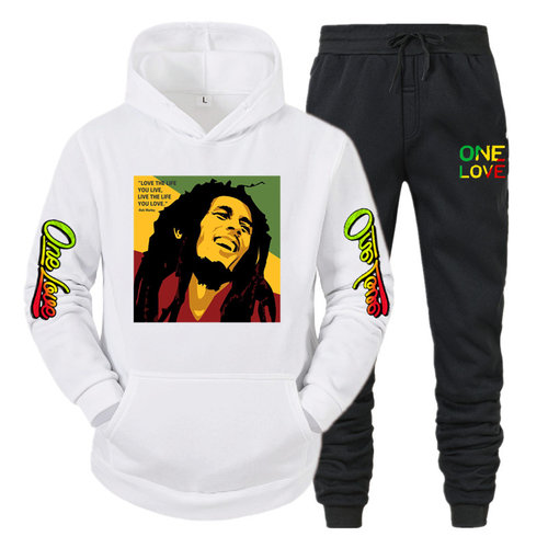 Ladies/Men's Hoodie Bob Marley Legend Reggae One Love Print