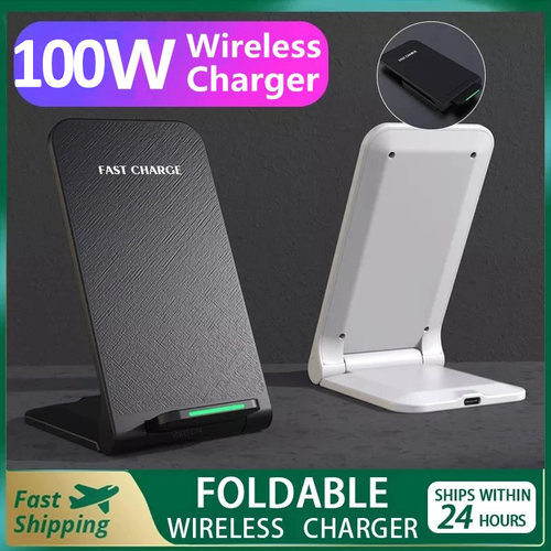 15W Wireless Charger Stand Pad For iPhone 14 13 12 11 XS Pr