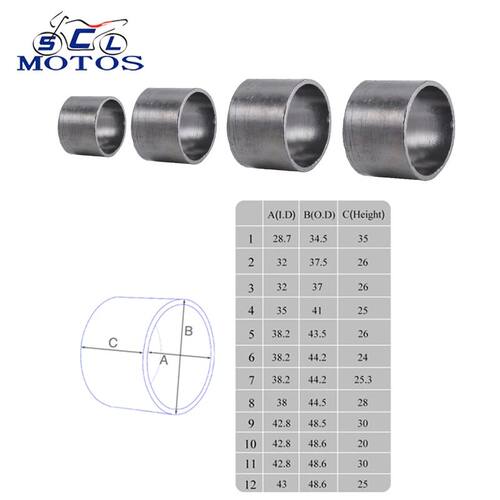 Sclmotos- Motorcycle Auto Exhaust Pipe Muffler Escape Link P