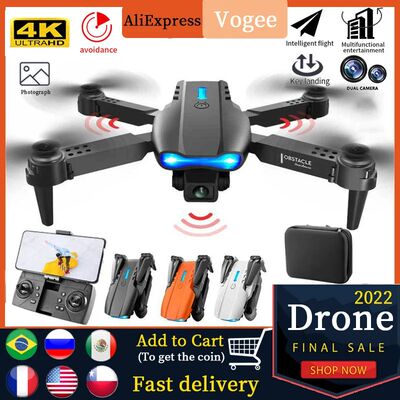 RC  Drone 4K Dual Camera HD Wide Angle Camera WIFI FPV Aeria