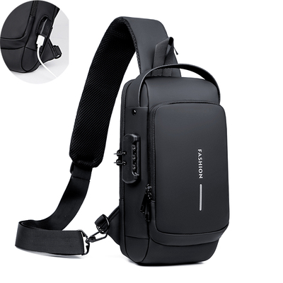 Men Sling Backpack Cross body Shoulder Chest Bag Anti-theft