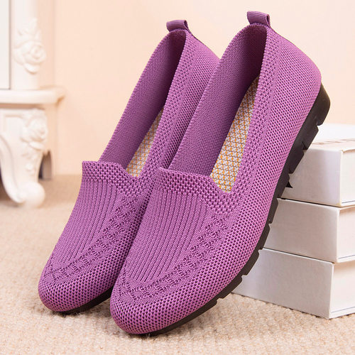Casual Shoes Women's Summer Mesh Breathable Flat Shoes Ladie