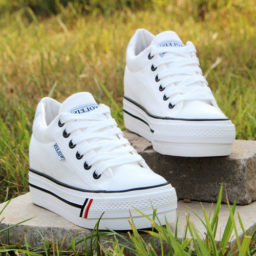 Women Platform Sneakers Woman Wedge Casual Shoes Breathable
