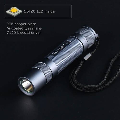 Convoy S2+ with luminus SST20,DTP copper plate,ar-coated gla