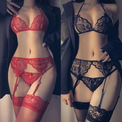 SheerLaceBra+Panties