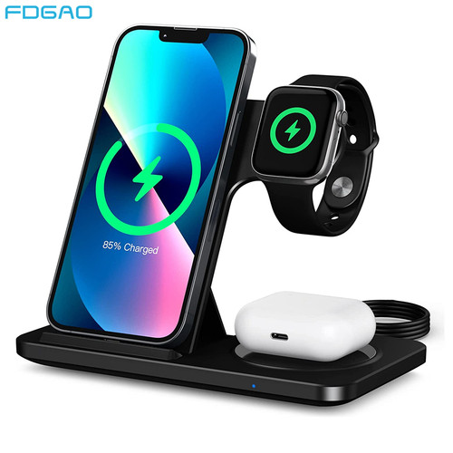 FDGAO 20W Fast Wireless Charger Stand For iPhone 14 13 12 11