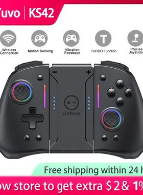 LinYuvo KS42 JoyPad Wireless Controller Metal Joystick for N