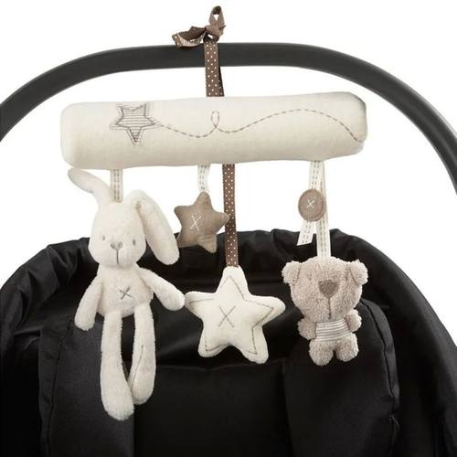 Infant Toddler Rattles Toys For Baby Stroller Crib Soft Rabb