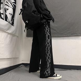 Harajuku Oversize Pants Wide Pants Japanese Men Streetwear C