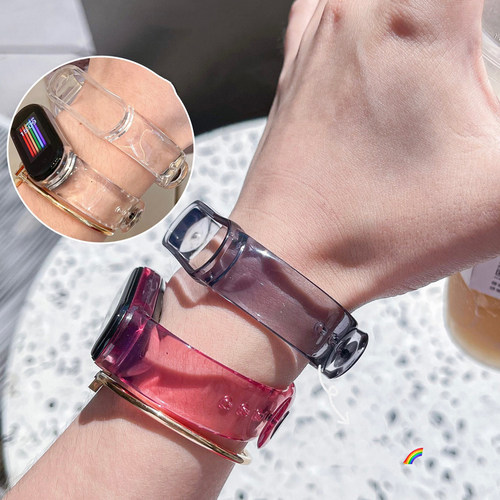 Silicone Strap For Xiaomi Mi band 3 4 5 6 7 Sport Replacemen