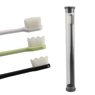 1pcs Ultra-fine Soft Fur Toothbrush Potable Toothbrushes Wit