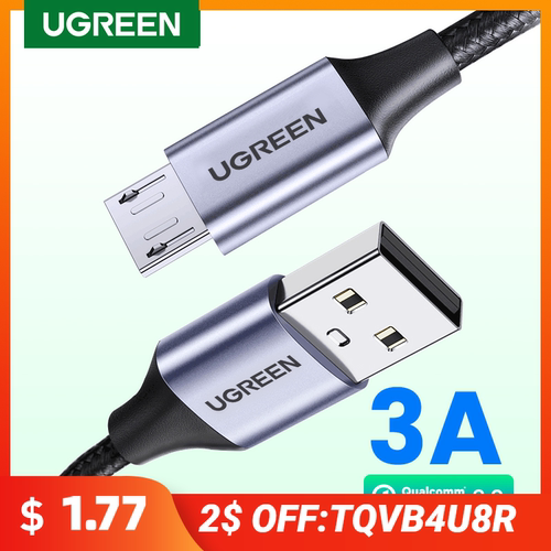 Ugreen Micro USB Cable 3A Nylon Fast Charging USB Type C Cab