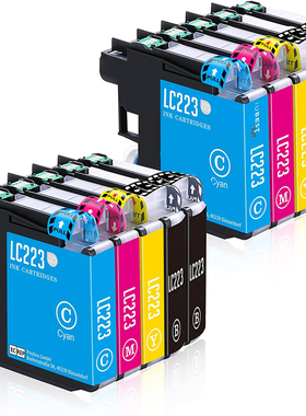 befon LC223 Ink Cartridges Compatible for Brother DCP-J4120D