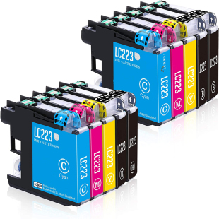 befon LC223 Ink Cartridges Compatible for Brother DCP-J4120D