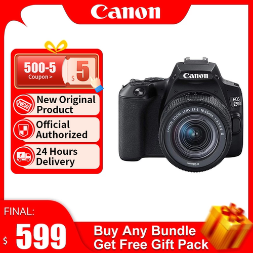 Canon EOS 250D Rebel SL3 200D II APS-C DSLR Digital 9.9成新