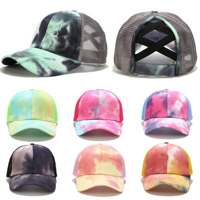 2022 Glitter tail Baseball Cap Women Snapback Dad Hat Mesh T