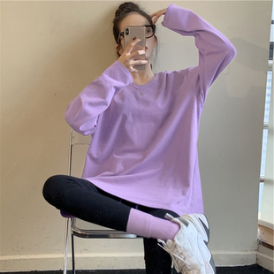 Summer  new women's Fashion Top Korean O-neck long sleeve  p