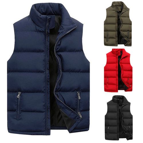High Quality Men's Autumn Winter Warm Windproof Vest Jacket
