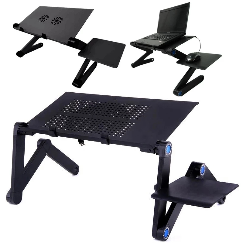 Cooling Fan Laptop desk Portable Adjustable Foldable Compute