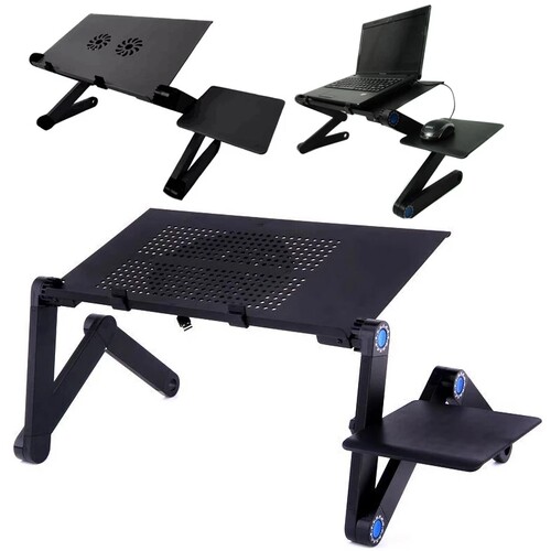 Cooling Fan Laptop desk Portable Adjustable Foldable Compute
