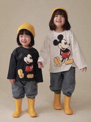 Mickey Mouse Printing Kids Sweatshirt Baby Boy Girl Clothes