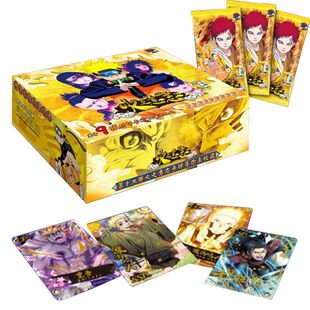 Naruto Genuine Anime Figures Cards Uzumaki Naruto Collectibl