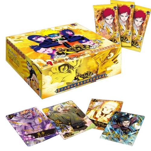Naruto Genuine Anime Figures Cards Uzumaki Naruto Collectibl