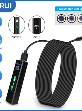 KERUI 1200P WiFi Endoscope Camera Waterproof Inspection Snak
