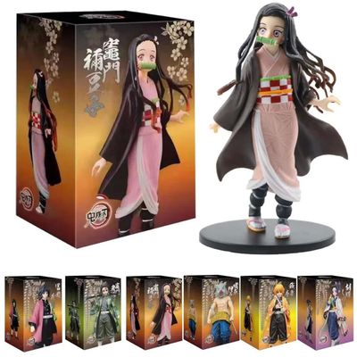 Anime 16cm Demon Slayer Figure Kamado Tanjirou Nezuko Action