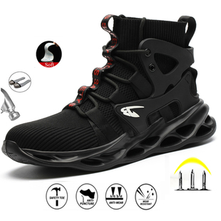 Breathable Men's Safety Shoes New Work Shoes Waterproof Brea