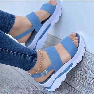 Women Sandals Peep Toe Platform Sandals With Heels Summer Sh