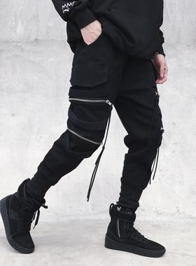 Jogging Pants Men Setwear Techwear Hip Hop Cargo Trousers Ha