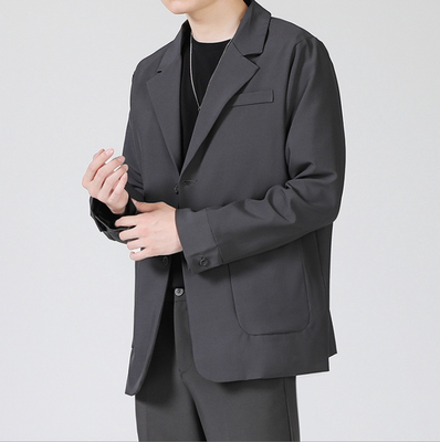 Wool men's coat  autumn and winter new style lapel pure hand