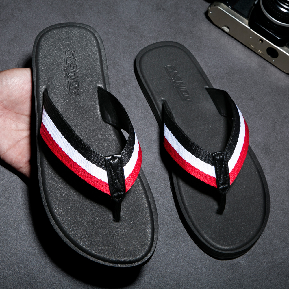 LLUU flip flops men rubber slippers indoor man bathroom hous 流行男鞋 人字拖 原图主图