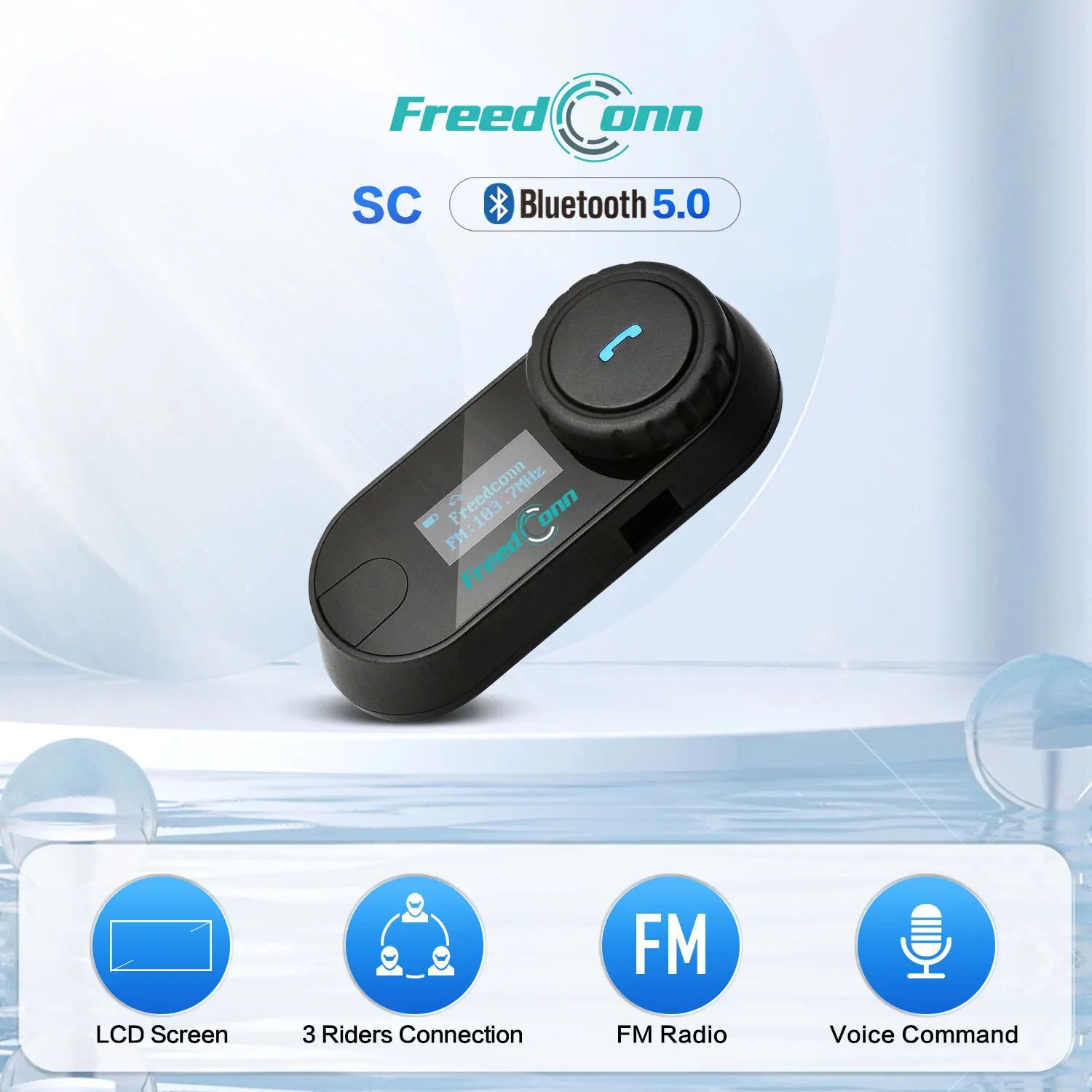 Freedconn TCOM SC Motorcycle Helmet Intercom Bluetooth Heads-封面