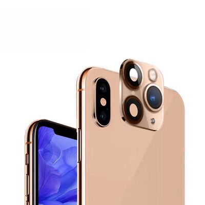1Pc Fake Camera Cover For iPhone XR X/XS Max Metal Glass Len