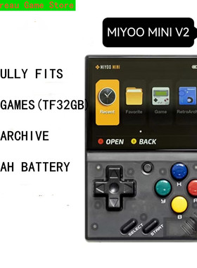 【 Stock】 miyoo MINI V2 ta??nabilir Retro elde kullan?l?r o