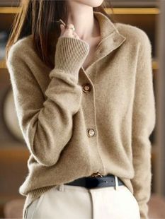 Y2k Luxury Designer Cardigans Woman 2023 Sweater Winter