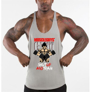 Fitness Stringer Tank Top Mens Muscle Sleeveless Tanktop Wor