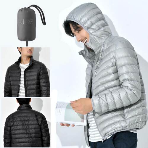 New Men winter keep warm 90% White eider-down jacket Brand c