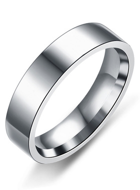 Moda paslanmaz ?elik siyah yüzükler kad?nlar i?in alyansla