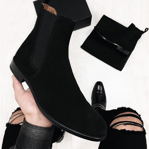 Men Chelsea Boots High Quality Men Ankle Boot Male Vinage Cl