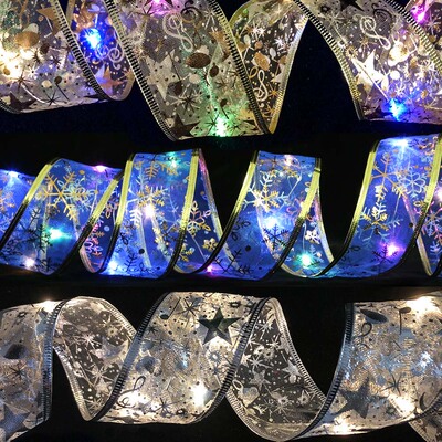 Christmas Decoration LED Ribbon Lights Christmas Tree Orname